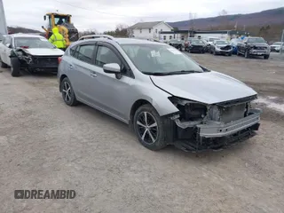 2019 Subaru Impreza Premium with VIN 4S3GTAD68K3761337, listed as a IAAI auction lot 41921224 with 85,223 mi miles. Bid and sale history available at carsss.com. Image 1.