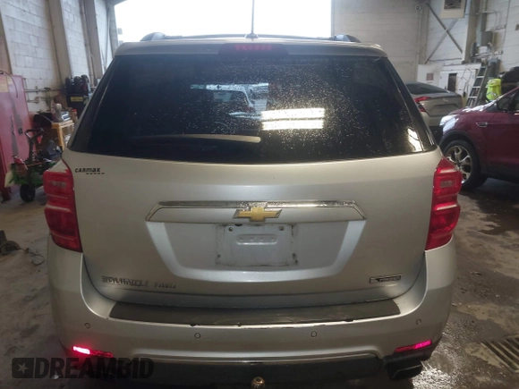 2017 Chevrolet Equinox Premier with VIN 2GNFLGE34H6143461, listed as a IAAI auction lot 41972015 with 94,492 mi miles. Bid and sale history available at carsss.com. Image 16.
