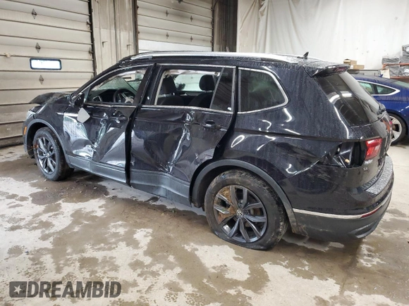 2023 Volkswagen Tiguan SE with VIN 3VVMB7AX3PM021515, listed as a Copart auction lot 57981775 with 23,885 mi miles and Salvage title. Bid and sale history available at DreamBid. Image 2.