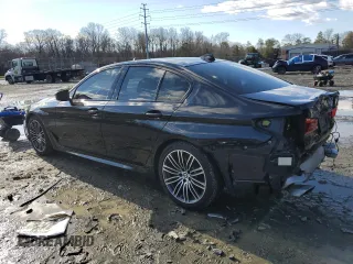 2019 BMW 5 Series 540i xDrive with VIN WBAJE7C56KWW29944, listed as a Copart auction lot 45582385 with 86,883 mi miles and Salvage Title. Bid and sale history available at carsss.com. Image 2.