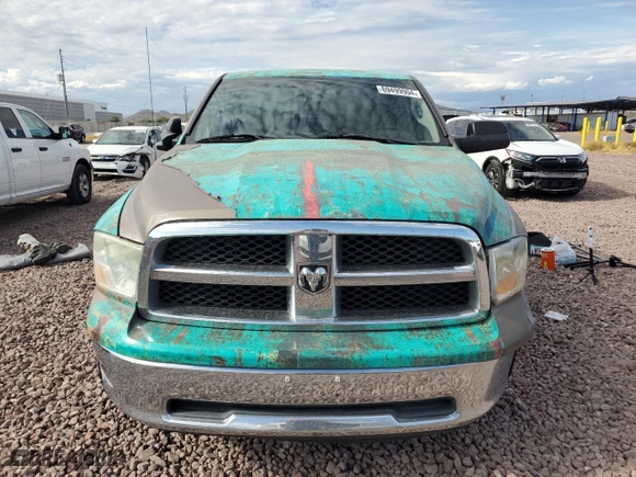2010 Dodge Ram 1500 SLT with VIN 1D7RB1CP2AS141633, listed as a Copart auction lot 69499904 with 129,488 mi miles and Salvage Title. Bid and sale history available at carsss.com. Image 5.