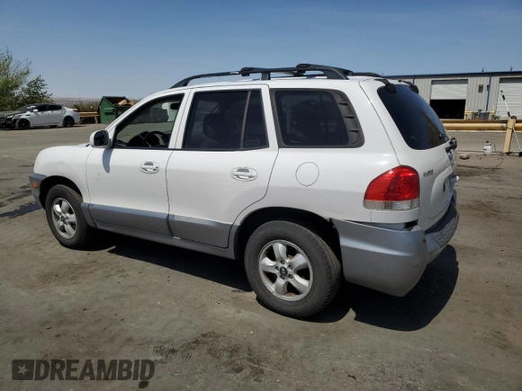 2005 Hyundai Santa Fe GLS with VIN KM8SC13DX5U906172, listed as a Copart auction lot 52000015 with 125,413 mi miles and Salvage Title. Bid and sale history available at carsss.com. Image 2.