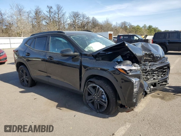 2025 Chevrolet Trax ACTIV with VIN KL77LKEP9SC098581, listed as a Copart auction lot 54401535 with 1,463 mi miles and Salvage Title. Bid and sale history available at carsss.com. Image 4.