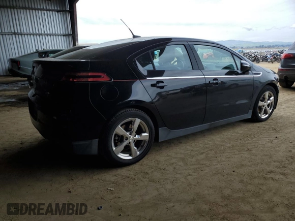 2012 Chevrolet Volt with VIN 1G1RD6E48CU102467, listed as a Copart auction lot 49815035 with 141,610 mi miles and Salvage Title. Bid and sale history available at carsss.com. Image 3.