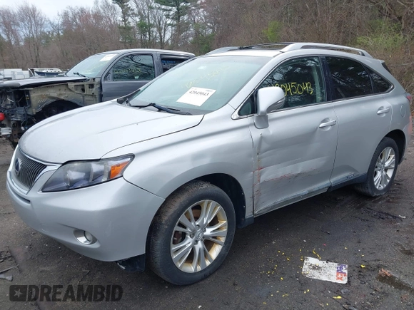 2010 Lexus RX 450h with VIN JTJBC1BAXA2007228, listed as a IAAI auction lot 42045043 with 190,964 mi miles and . Bid and sale history available at DreamBid. Image 18.