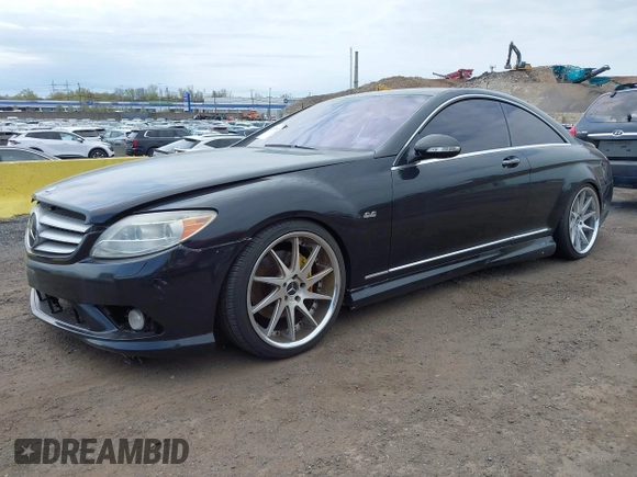 2007 Mercedes-Benz CL-Class 5.5L V8 with VIN WDDEJ71X97A002508, listed as a IAAI auction lot 42073932 with 121,008 mi miles. Bid and sale history available at carsss.com. Image 20.