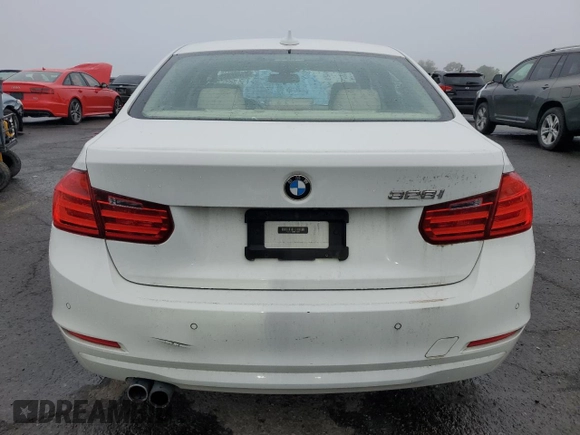 2014 BMW 3 Series 328i with VIN WBA3C1C50EK116423, listed as a Copart auction lot 61422515 with 166,006 mi miles and Salvage title. Bid and sale history available at DreamBid. Image 6.