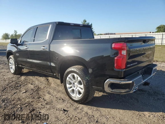 2023 Chevrolet Silverado 1500 LTZ with VIN 1GCUDGE80PZ134347, listed as a Copart auction lot 76155904 with 57,545 mi miles and Salvage Title. Bid and sale history available at carsss.com. Image 2.