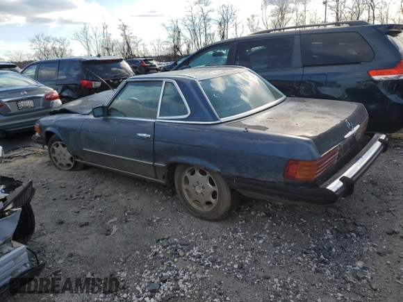 1981 Mercedes-Benz 380 380SL with VIN WDBBA45A1BB004630, listed as a Copart auction lot 87215664 with 8,882 mi miles and Salvage Title. Bid and sale history available at carsss.com. Image 2.