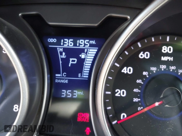 2013 Hyundai Veloster w/Black Int with VIN KMHTC6AD6DU143974, listed as a IAAI auction lot 42164745 with 136,195 mi miles and . Bid and sale history available at DreamBid. Image 7.