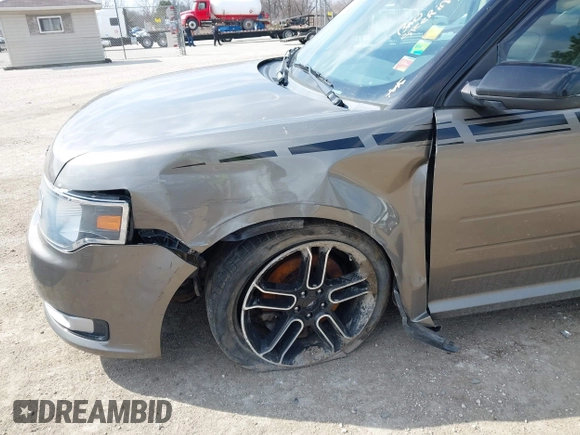 2014 Ford Flex SEL z VIN 2FMGK5C81EBD36460, wystawiony jako IAAI lot #41859985 z przebiegiem 160 572 mil mil oraz . Historia ofert i sprzedaży dostępna na DreamBid. Obrazek 17.