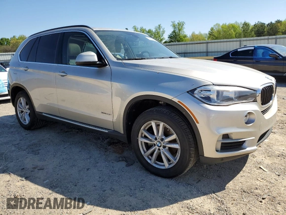 2014 BMW X5 xDrive35i with VIN 5UXKR0C55E0H23681, listed as a Copart auction lot 52183885 with 142,290 mi miles and Salvage Title. Bid and sale history available at carsss.com. Image 4.