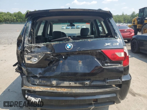 2006 BMW X3 3.0i z VIN WBXPA93456WG92234, wystawiony jako Copart lot #60319775 z przebiegiem Nie podano mil oraz Szkoda całkowita • Salvage title. Historia ofert i sprzedaży dostępna na DreamBid. Obrazek 6.