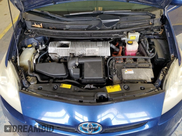 2010 Toyota Prius II with VIN JTDKN3DU9A0185014, listed as a Copart auction lot 55750125 with 211,465 mi miles and Clean Title. Bid and sale history available at DreamBid. Image 11.