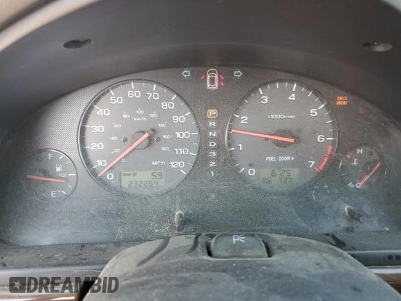 2001 Subaru Legacy Outback with VIN 4S3BH675717608564, listed as a Copart auction lot 65392465 with 232,264 mi miles and Salvage title. Bid and sale history available at DreamBid. Image 9.