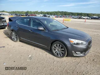 2014 Kia Cadenza Premium with VIN KNALN4D71E5136089, listed as a Copart auction lot 72343514 with 81,616 mi miles and Salvage Title. Bid and sale history available at carsss.com. Image 4.