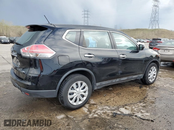 2015 Nissan Rogue SL with VIN 5N1AT2MV5FC823037, listed as a Copart auction lot 54555565 with 133,015 mi miles and Salvage Title. Bid and sale history available at DreamBid. Image 3.