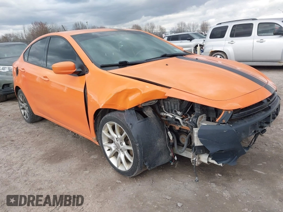 2013 Dodge Dart SXT with VIN 1C3CDFBAXDD342391, listed as a IAAI auction lot 42032177 with 165,942 mi miles and . Bid and sale history available at DreamBid. Image 1.