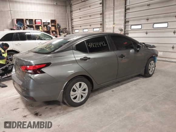 2020 Nissan Versa S with VIN 3N1CN8DV8LL912372, listed as a IAAI auction lot 41823492 with 67,091 mi miles. Bid and sale history available at carsss.com. Image 4.