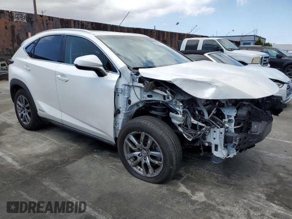 2015 Lexus NX 300h z VIN JTJBJRBZ8F2027317, wystawiony jako Copart lot #55630255 z przebiegiem 124 895 mil mil oraz Szkoda całkowita • Salvage title. Historia ofert i sprzedaży dostępna na DreamBid. Obrazek 4.