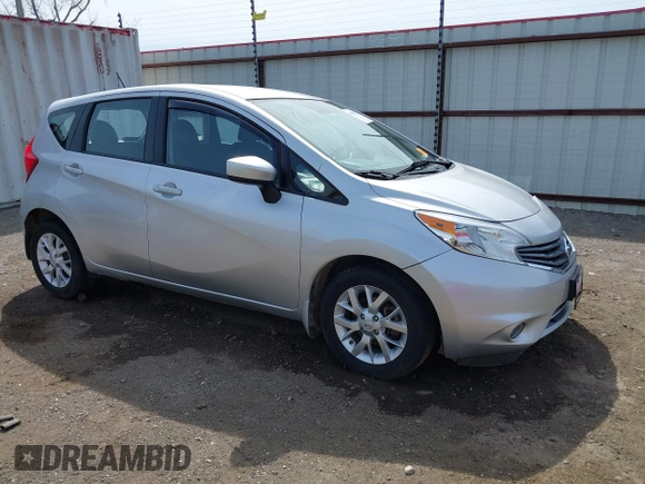 2016 Nissan Note S with VIN 3N1CE2CP6GL398706, listed as a IAAI auction lot 41860525 with 108,401 mi miles and . Bid and sale history available at DreamBid. Image 1.