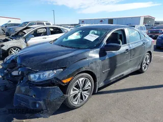 2017 Honda Civic Sedan EX-L with VIN 19XFC1F77HE015318, listed as a IAAI auction lot 41664375 with 61,011 mi miles. Bid and sale history available at carsss.com. Image 16.