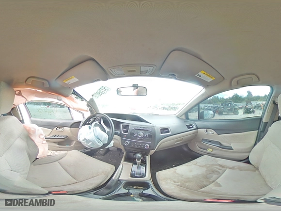 2014 Honda Civic Sedan LX with VIN 19XFB2F54EE064110, listed as a Copart auction lot 83068224 with 156,078 mi miles and Salvage Title. Bid and sale history available at carsss.com. Image 12.