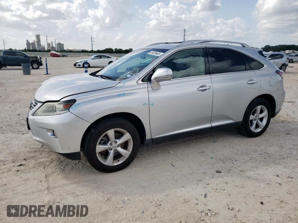 2013 Lexus RX 350 with VIN JTJZK1BA0D2009513, listed as a Copart auction lot 61829645 with 166,001 mi miles and Salvage title. Bid and sale history available at DreamBid. Image 1.