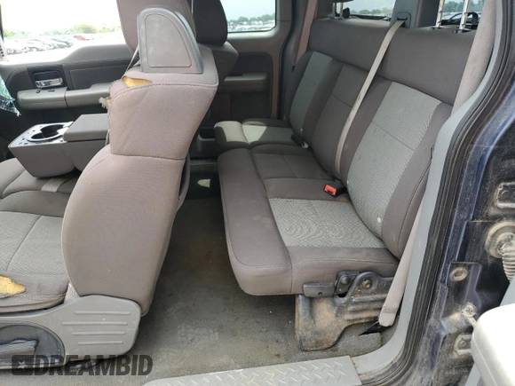 2005 Ford F-150 XLT with VIN 1FTPX145X5FA92244, listed as a Copart auction lot 61569865 with 184,219 mi miles and Salvage title. Bid and sale history available at DreamBid. Image 10.