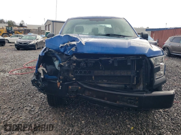 2017 Ford F-150 XL with VIN 1FTFX1EF8HKD34527, listed as a Copart auction lot 86733584 with 123,391 mi miles and Salvage Title. Bid and sale history available at carsss.com. Image 5.
