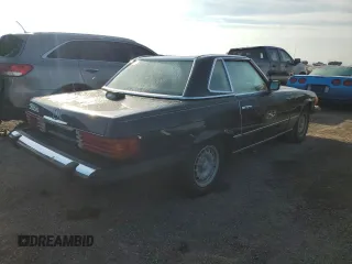 1983 Mercedes-Benz 380 with VIN WDBBA45A6DB022849, listed as a Copart auction lot 74930814 with 85,082 mi miles and Salvage Title. Bid and sale history available at carsss.com. Image 3.