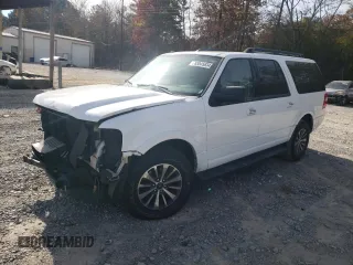 2015 Ford Expedition EL XLT with VIN 1FMJK1HT6FEF28880, listed as a Copart auction lot 83045834 with 156,397 mi miles and Salvage Title. Bid and sale history available at carsss.com. Image 1.