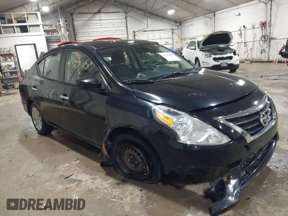 2016 Nissan Versa S with VIN 3N1CN7AP8GL819731, listed as a IAAI auction lot 41486860 with 106,693 mi miles. Bid and sale history available at carsss.com. Image 1.