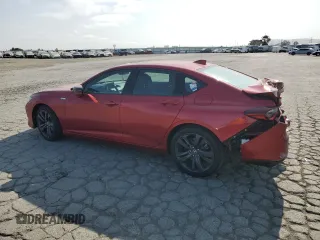 2021 Acura TLX w/A-Spec Package with VIN 19UUB5F51MA008704, listed as a Copart auction lot 59932995 with 62,781 mi miles and Salvage title. Bid and sale history available at DreamBid. Image 2.