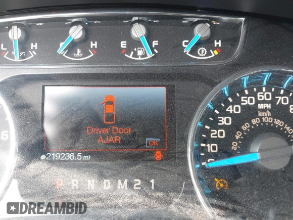 2014 Ford F-150 XL with VIN 1FTFW1CT0EKE19160, listed as a IAAI auction lot 41179262 with 219,236 mi miles and . Bid and sale history available at DreamBid. Image 15.