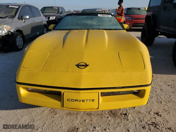 1986 Chevrolet Corvette with VIN 1G1YY6788G5905988, listed as a Copart auction lot 75084264 with 44,985 mi miles and Salvage Title. Bid and sale history available at carsss.com. Image 7.