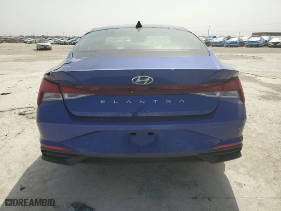 2021 Hyundai Elantra SEL with VIN 5NPLM4AG0MH032699, listed as a Copart auction lot 48400045 with 49,216 mi miles and Salvage Title. Bid and sale history available at carsss.com. Image 6.