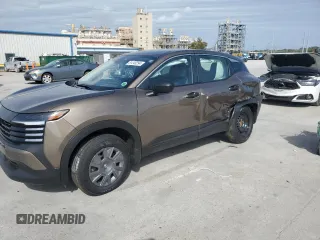 2025 Nissan Kicks S with VIN 3N8AP6BA7SL305661, listed as a Copart auction lot 81243294 with 1,100 mi miles and Salvage Title. Bid and sale history available at carsss.com. Image 1.