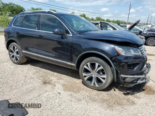 2017 Volkswagen Touareg Wolfsburg Edition с VIN WVGRF7BPXHD003755, выставлен на аукционе Copart как лот 52582425 с пробегом 333 333 миль миль и Чистый • Clean title. История ставок и продаж доступна на DreamBid. Изображение 4.
