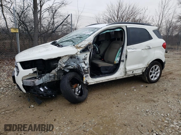 2019 Ford EcoSport SE z VIN MAJ6S3GL2KC283093, wystawiony jako Copart lot #84455354 z przebiegiem Nie podano mil oraz Nie do naprawy • Non repairable. Historia ofert i sprzedaży dostępna na DreamBid. Obrazek 1.