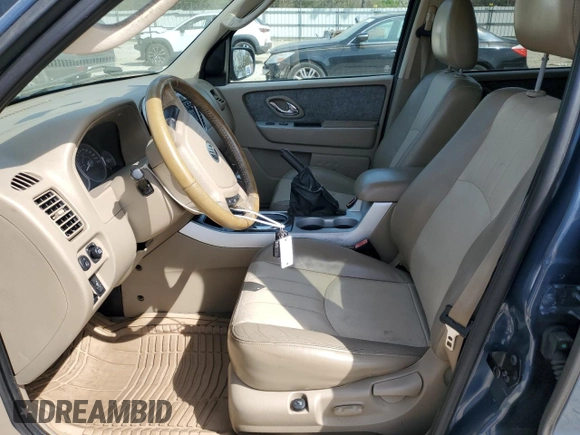 2005 Mercury Mariner Luxury с VIN 4M2CU57175DJ26167, выставлен на аукционе Copart как лот 50492065 с пробегом 89 736 миль миль и Списание • Salvage title. История ставок и продаж доступна на DreamBid. Изображение 7.