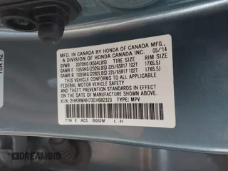 2014 Honda CR-V EX-L with VIN 2HKRM4H73EH682323, listed as a IAAI auction lot 38679501 with 1 mi miles. Bid and sale history available at carsss.com. Image 9.