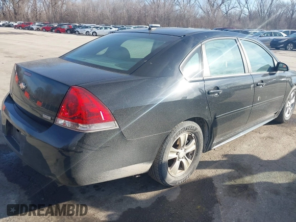 2012 Chevrolet Impala LS Fleet with VIN 2G1WF5E32C1195013, listed as a IAAI auction lot 41463423 with 250,437 mi miles and . Bid and sale history available at DreamBid. Image 4.