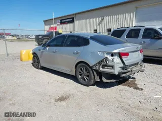 2020 Kia Optima LX with VIN 5XXGT4L34LG385861, listed as a IAAI auction lot 41661705 with 116,342 mi miles. Bid and sale history available at carsss.com. Image 3.