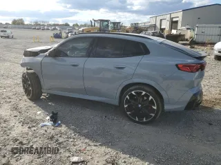 2024 BMW X2 M35i with VIN WBX83GM06R5Y87037, listed as a Copart auction lot 76191604 with 18,856 mi miles and Salvage Title. Bid and sale history available at carsss.com. Image 2.