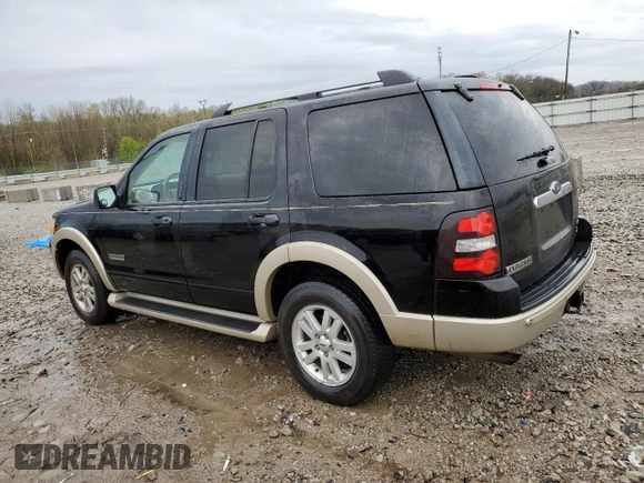 2006 Ford Explorer Eddie Bauer with VIN 1FMEU74886UA82608, listed as a Copart auction lot 51627325 with 267,882 mi miles and Salvage title. Bid and sale history available at DreamBid. Image 2.