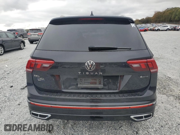 2023 Volkswagen Tiguan SEL R-Line with VIN 3VV4B7AX6PM020956, listed as a Copart auction lot 79680384 with 31,220 mi miles and Salvage title. Bid and sale history available at DreamBid. Image 6.
