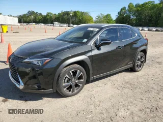 2021 Lexus UX with VIN JTHX9JBH5M2054268, listed as a Copart auction lot 45016343 with 14,692 mi miles. Bid and sale history available at carsss.com. Image 1.