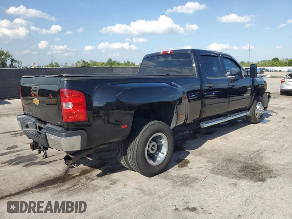 2013 Chevrolet Silverado 3500HD LT with VIN 1GC4K0C87DF237505, listed as a Copart auction lot 51482285 with 160,521 mi miles and Salvage Title. Bid and sale history available at carsss.com. Image 3.