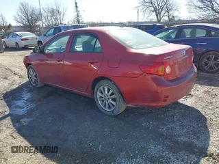 2009 Toyota Corolla with VIN JTDBL40E29J017537, listed as a IAAI auction lot 41757305 with 154,170 mi miles. Bid and sale history available at carsss.com. Image 3.